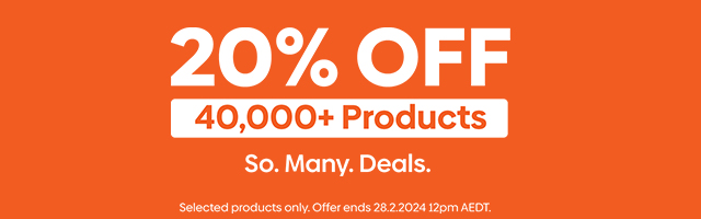 20% OFF 40,000+ Products - Shop Now!