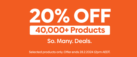 20% OFF 40,000+ Products - Shop Now!