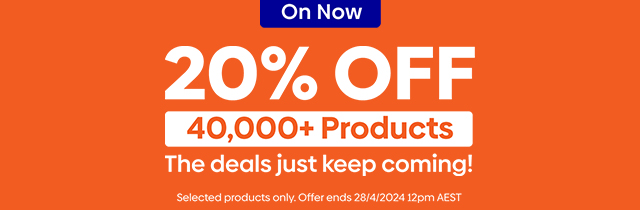 20% Off 40,000+ Products!