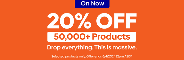 20% Off 50,000+ Products - On Now