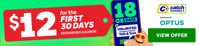 Catch Connect 30 Day Mobile Plan - 18GB