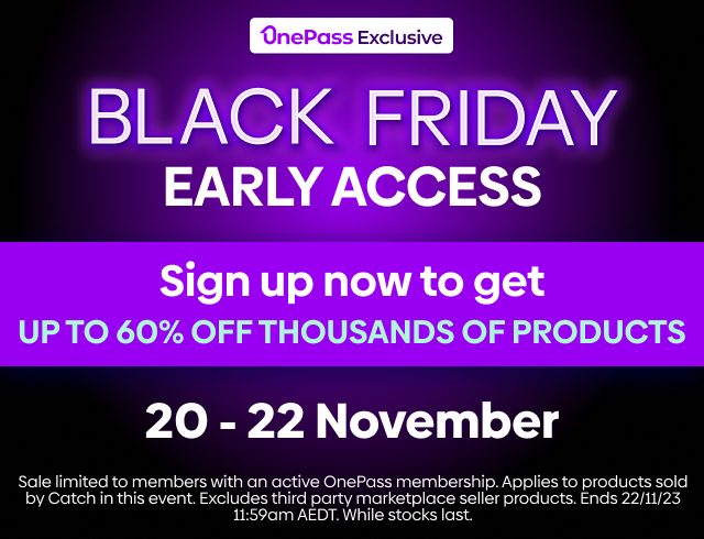 Sign Up Now to OnePass to Get Black Friday Early Access!