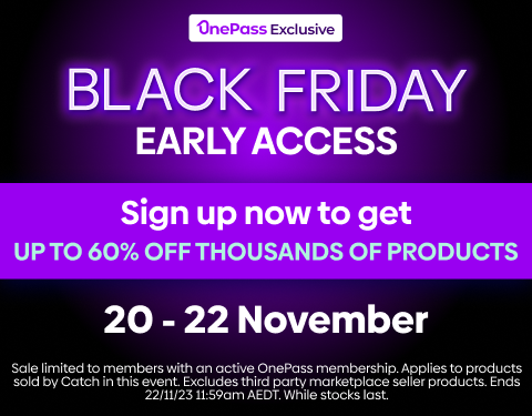 Sign Up Now to OnePass to Get Black Friday Early Access!