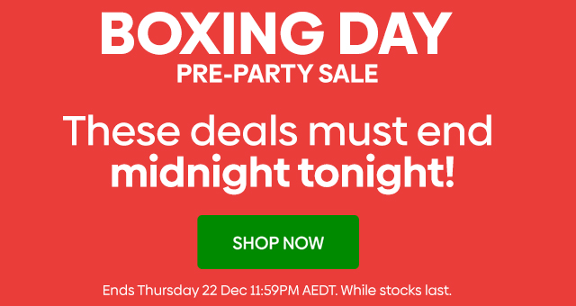 #Boxing Day Pre-Party Sale