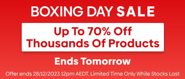 Boxing Day Sale - Ends Tomorrow!