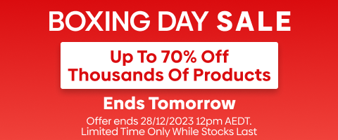 Boxing Day Sale - Ends Tomorrow!