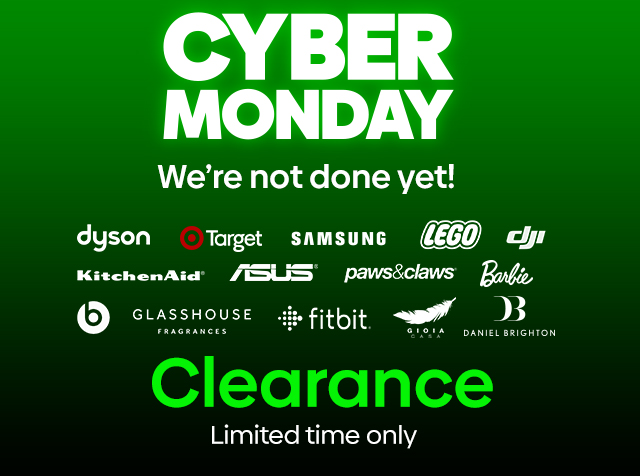 #Cyber Monday - Clearance