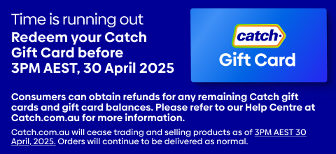 Redeem your Catch Gift Card before 3PM AEST, 30 April 2025