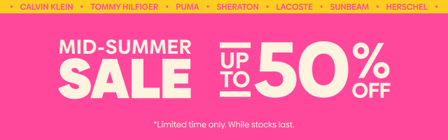 Mid-Summer Sale - Up to 50% Off