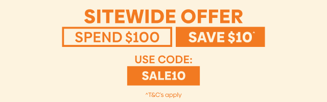 Sitewide Offer Spend $100 & Save $10