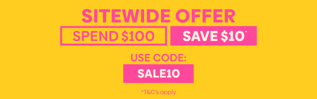 Sitewide Offer Spend $100 & Save $10