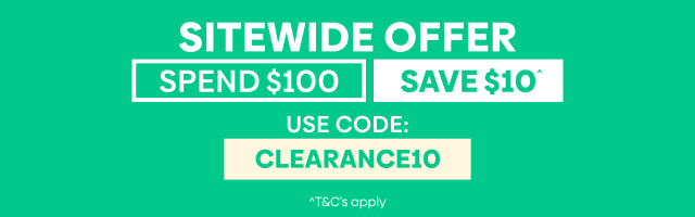 Sitewide Offer Spend $100 & Save $10