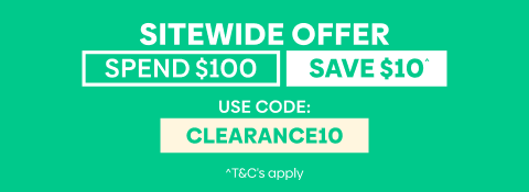 Sitewide Offer Spend $100 & Save $10