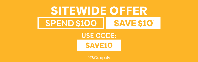 Sitewide Offer Spend $100 & Save $10