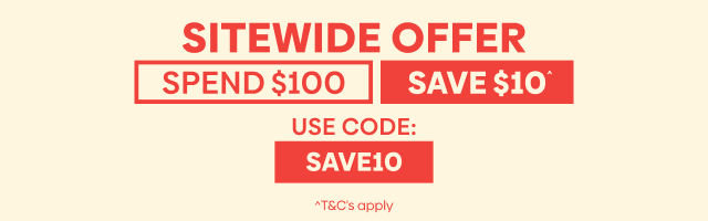 Sitewide Offer Spend $100 & Save $10