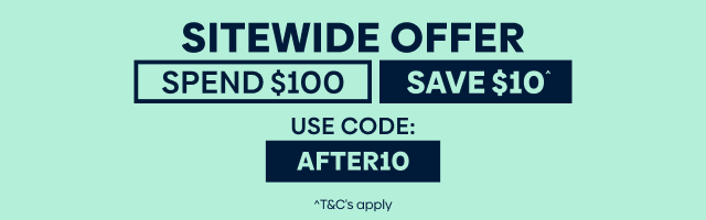 Sitewide Offer Spend $100 & Save $10