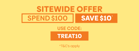 Sitewide Offer Spend $100 & Save $10