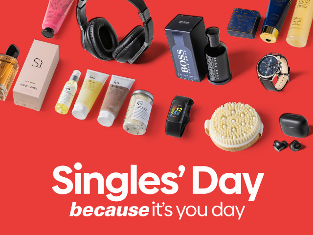 #Singles' Day - Shop Now