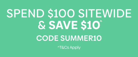 Spend $100 Sitewide & Save $10