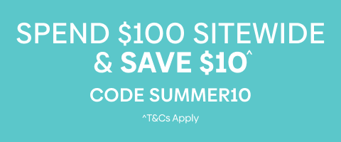 Spend $100 Sitewide & Save $10