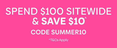 Spend $100 Sitewide & Save $10