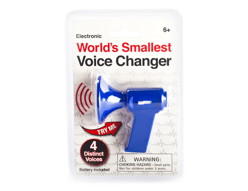 Worlds Smallest Voice Changer - Blue
