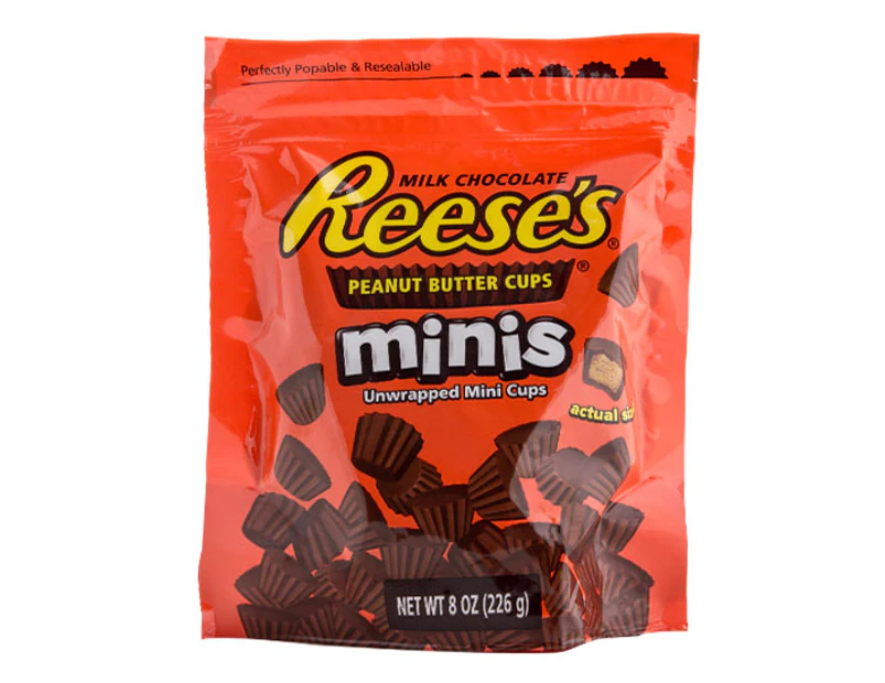 Reese's Peanut Butter Cups Minis Unwrapped 226g