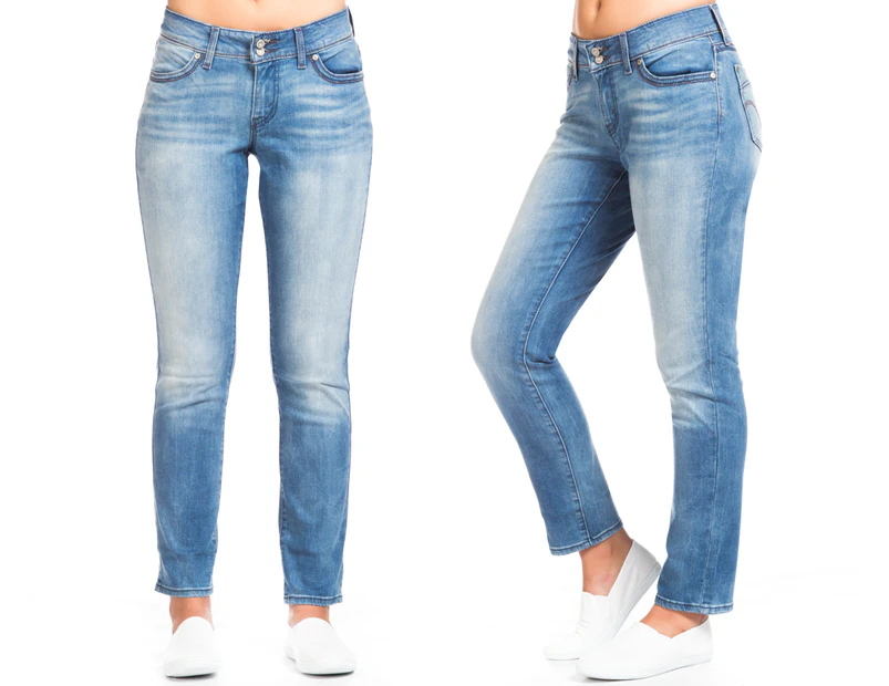 Levis Women's 529 Curvy Skinny High Impact Jeans - Light Wash 
