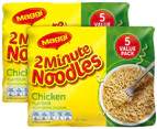 2 x Maggi 2 Minute Noodles Chicken 360g 5pk