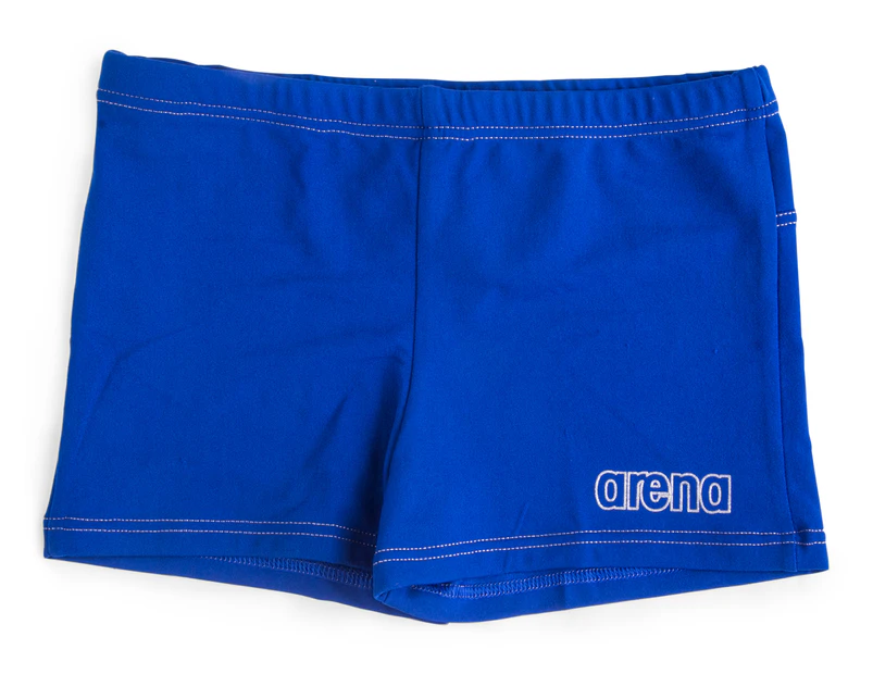Preview image Arena Boys' Junior Pool Short - Royal Blue/Silver