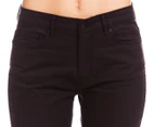 Lee Women's Mid Straight Pants - Black Out
