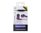 Audio-Technica CK323iS Smartphone Headphones w/ Mic - Pink