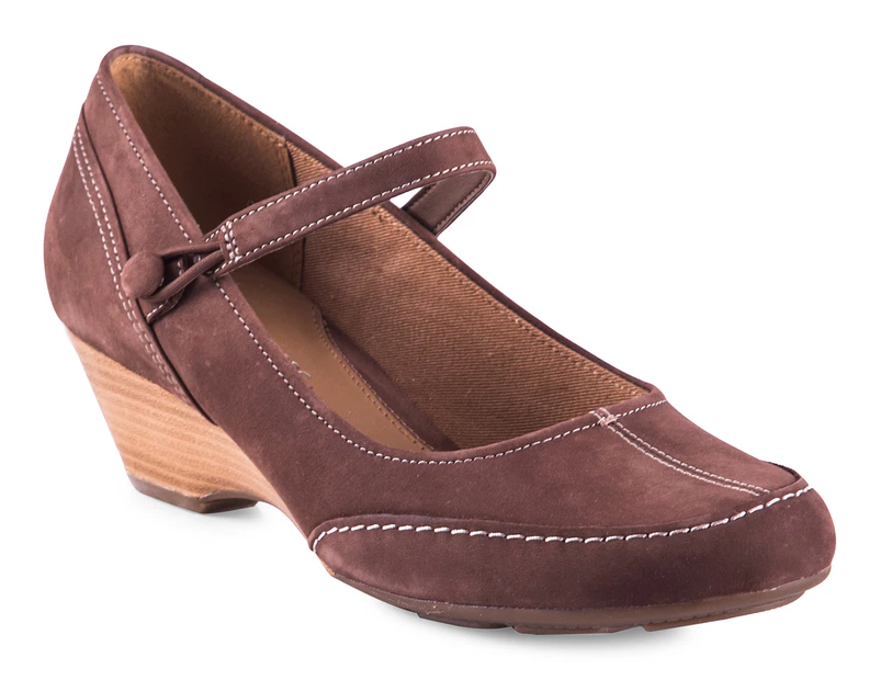 Clarks Women s Harmonious Day Shoes Dark Brown Catch