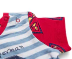 Superman PJ Set - Red/Blue