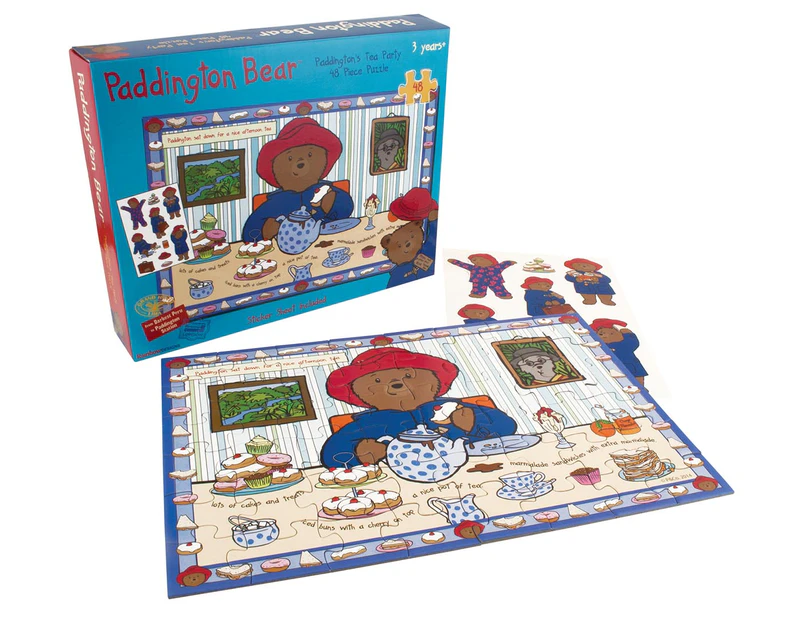 Paddington Bear 48 Piece Puzzle & Stickers