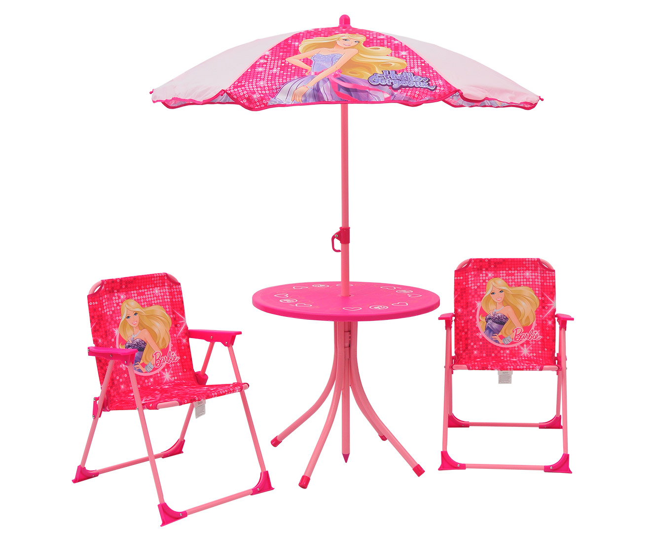 Barbie Patio Set Pink Catch
