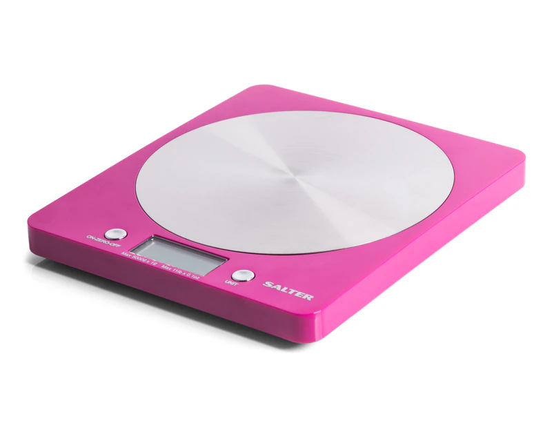 Salter Colorweigh Electronic Kitchen Scale - Hot Pink