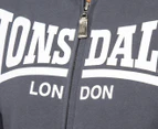 Lonsdale Men’s Datchet Zip Jacket - Slate