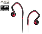 AKG K316 Sports Hook Earphones - Red