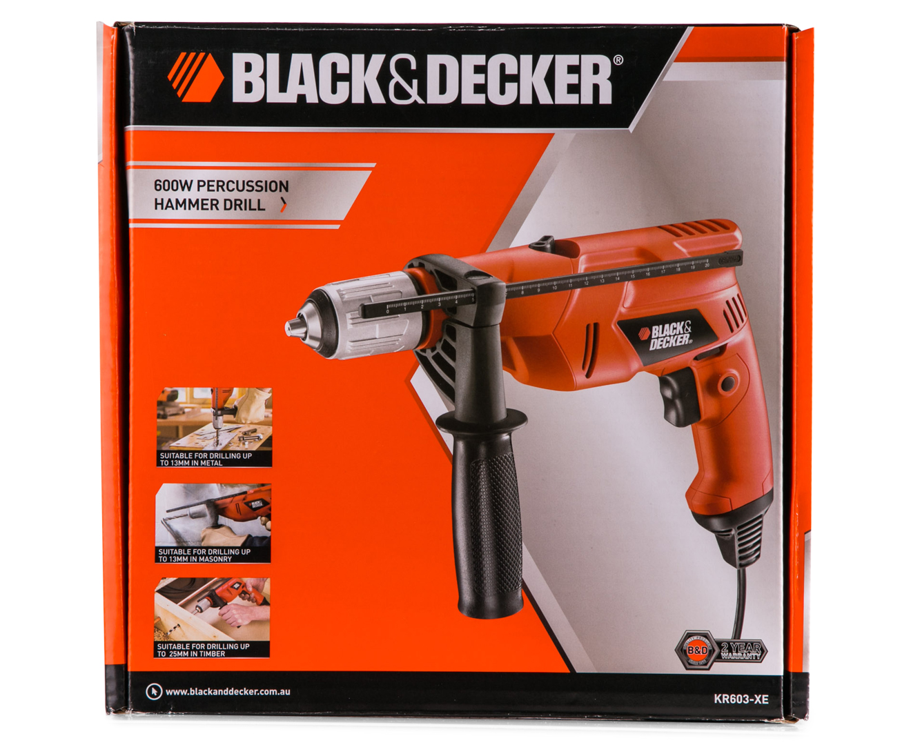 Black and 2025 decker 600w drill