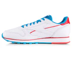 Reebok Men's Classic Leather Perf - White/Blue/Red