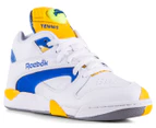 Reebok Men's Court Victory Pump Shoe - White/Yellow