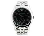 Emporio Armani Stainless Steel Watch - Black/Silver