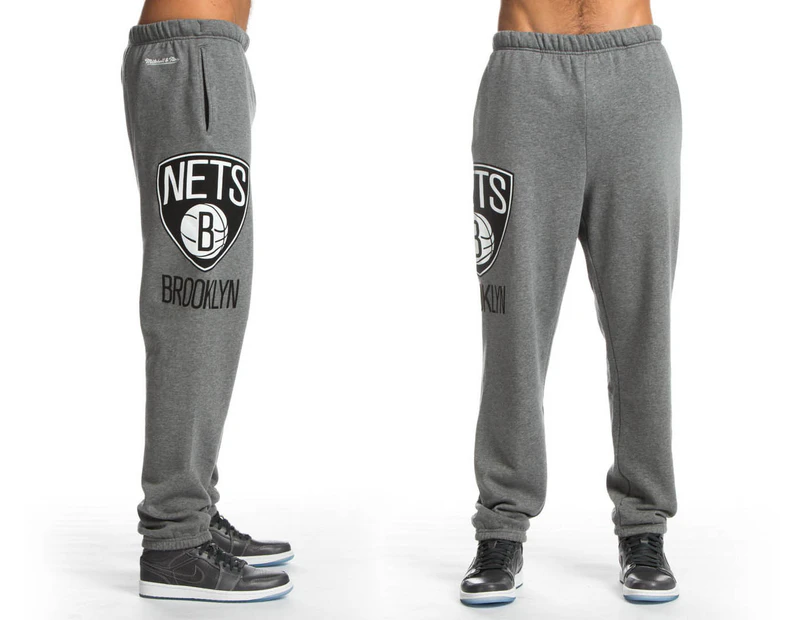 Mitchell & Ness Men's Brooklyn Nets Sweatpant - Grey