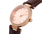 Michael Kors Petite Darci Watch - Rose Gold/Brown