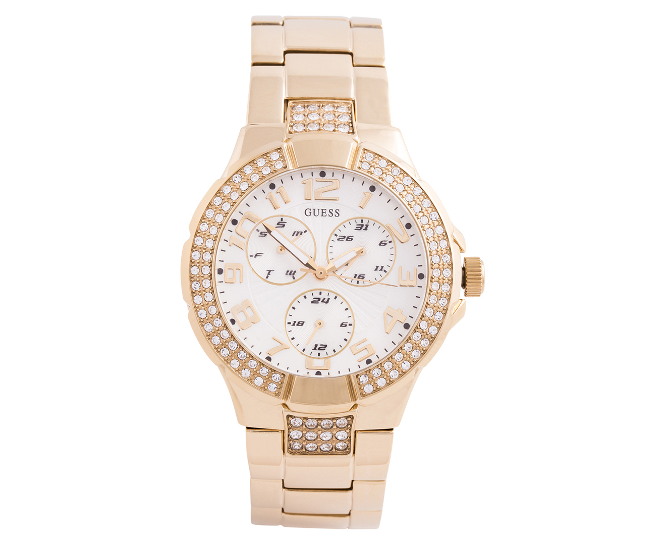GUESS Women s Prism Watch Pearl Catch