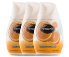 3 x Renuzit Gel Air Freshener Citrus Sunburst 198g
