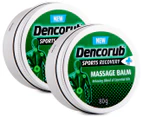 2 x Dencorub Sports Recovery Massage Balm 80g