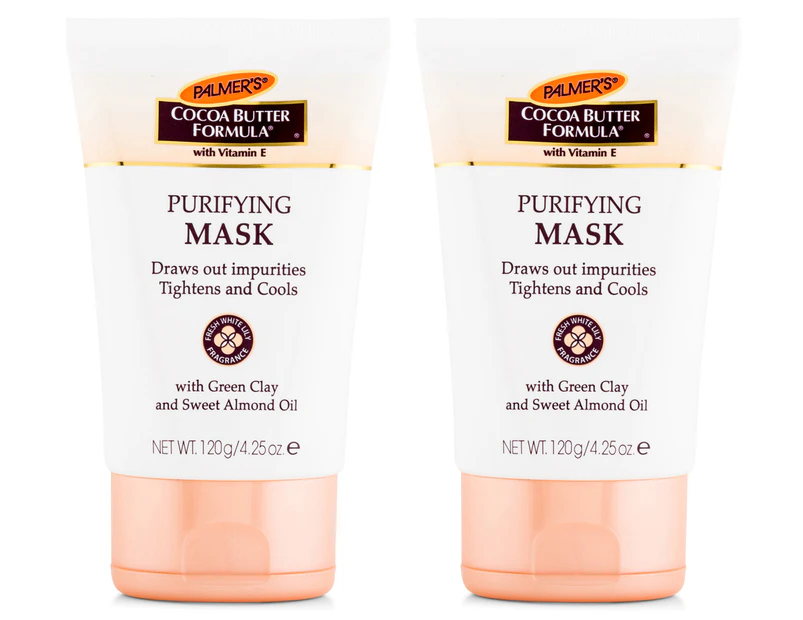 2 x Palmer's Cocoa Butter Formula Purifying Mask 120g