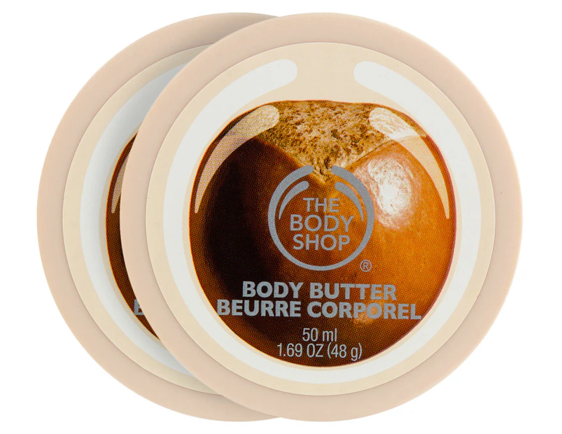 2 x The Body Shop Shea Body Butter 50mL